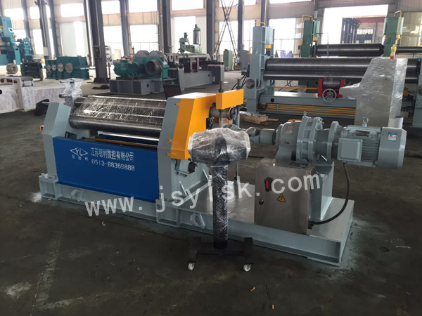 機械三(san)輥非對稱式(shì)卷闆機